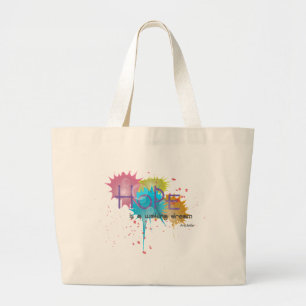 Bolsa Tote Grande A ESPERANÇA é um sonho do acordo - Aristotle