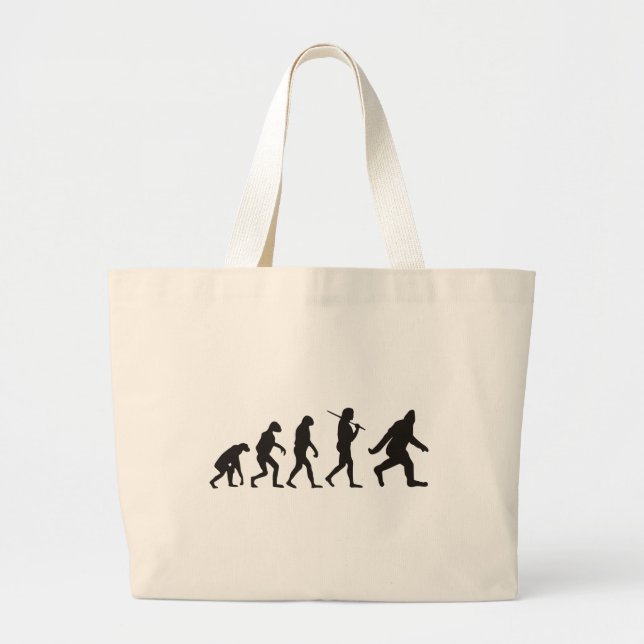 Bolsa Tote Grande A Evolução Do Pé Grande (Frente)