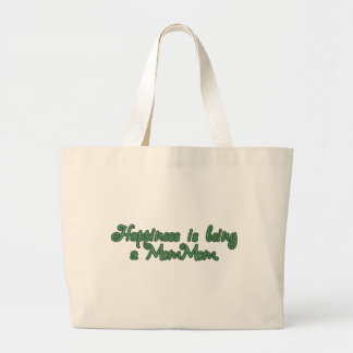 Bolsa Tote Grande A felicidade está sendo um MomMom