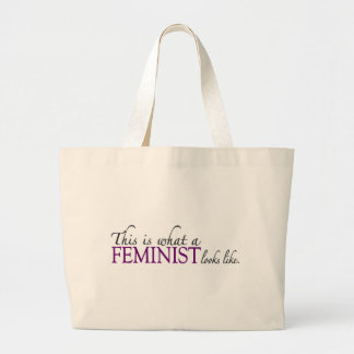 Bolsa Tote Grande A feminista olha o gosto