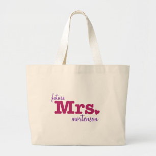 Bolsa Tote Grande A futura sra personalizável