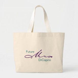 Bolsa Tote Grande A futura sra personalizável
