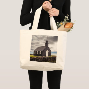 Bolsa Tote Grande A Igreja Negra De Budir, Islândia