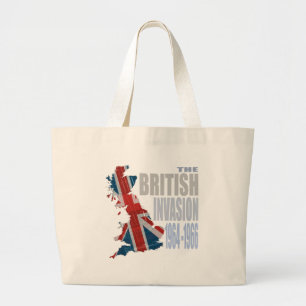 Bolsa Tote Grande A invasão britânica 1964-1966