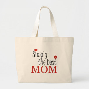 Bolsa Tote Grande A melhor MAMÃ - saco