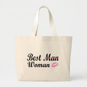 Bolsa Tote Grande A melhor mulher (lábios)