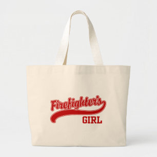 Bolsa Tote Grande A menina do sapador-bombeiro