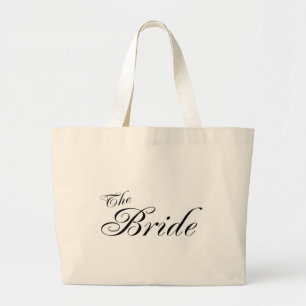Bolsa Tote Grande A noiva (preto)