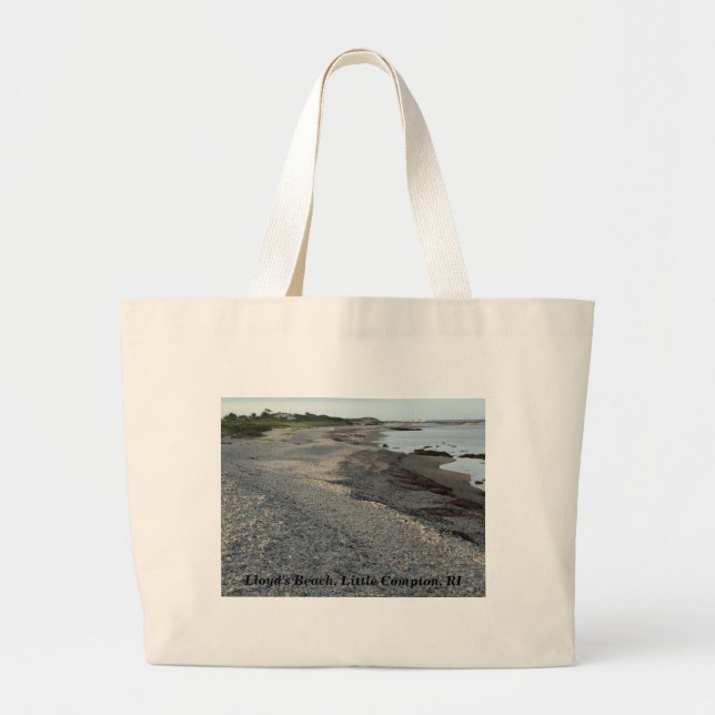 Bolsa Tote Grande A praia de Lloyd, Compton pequeno, RI (Frente)