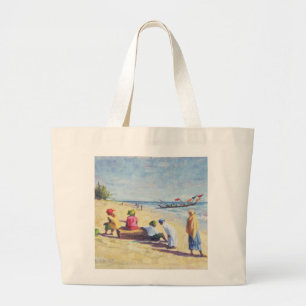 Bolsa Tote Grande A praia em Abene Senegal 1997