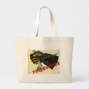 Bolsa Tote Grande A resposta de América! Produção