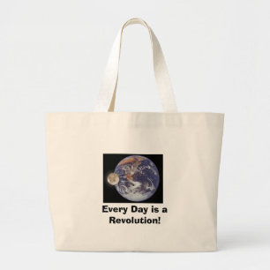 Bolsa Tote Grande A revolução, cada dia é uma revolução!