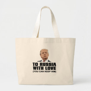 Bolsa Tote Grande À Rússia com amor
