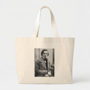Bolsa Tote Grande A única fotografia conhecida de Frederic Chopin