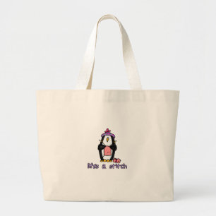 Bolsa Tote Grande a vida é um ponto
