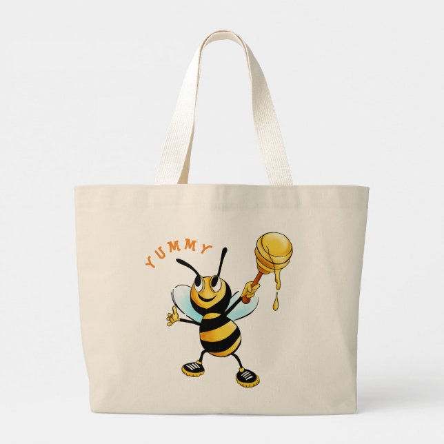 Bolsa Tote Grande Abelha (Verso)