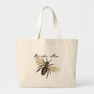 Bolsa Tote Grande Abelha do Trabalhador