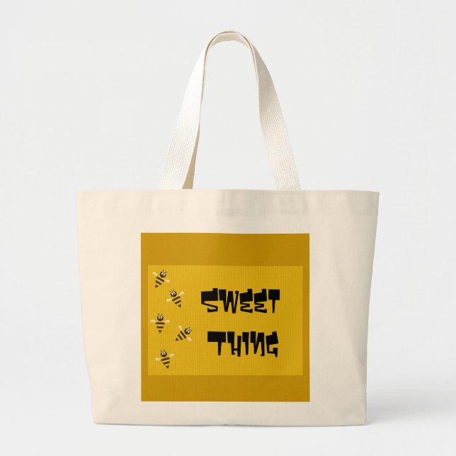 Bolsa Tote Grande Abelhas (Frente)