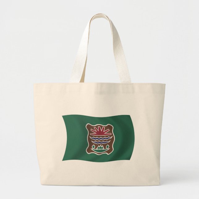 Bolsa Tote Grande Abenaki Tribe Flag Tote Bag (Frente)
