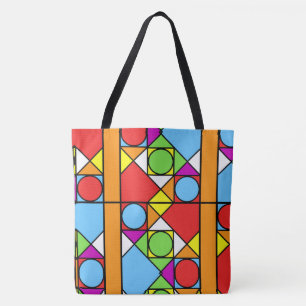 Bolsa Tote Grande - abstracção feita sob medida #1 da sacol
