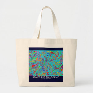 Bolsa Tote Grande Abstrato Art Bag
