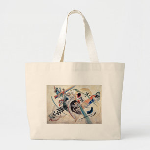 Bolsa Tote Grande Abstrato de composição Kandinsky