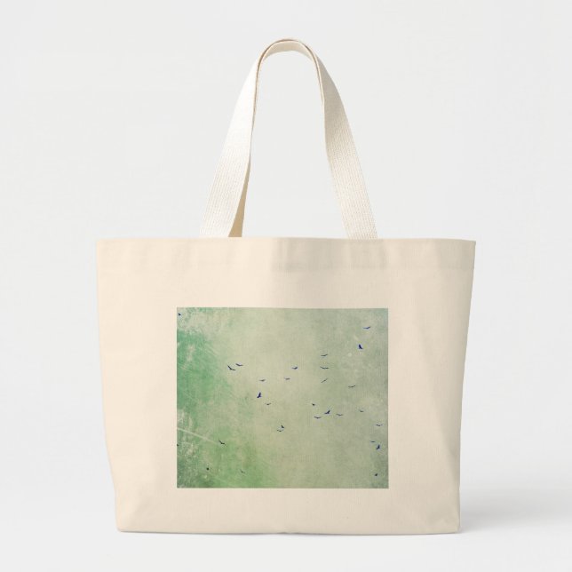 Bolsa Tote Grande abutres grunge (Frente)