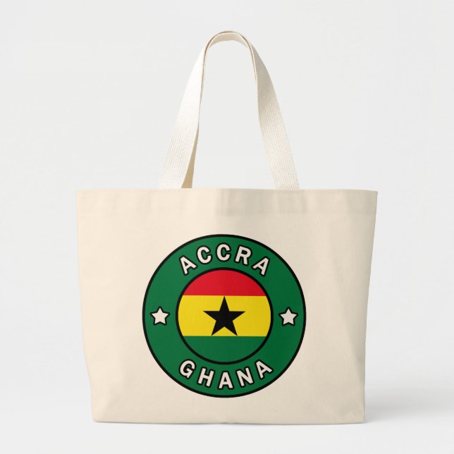 Bolsa Tote Grande Accra Gana (Frente)