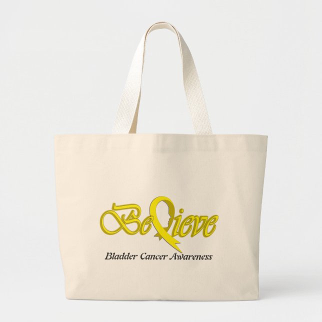 Bolsa Tote Grande Acredite (amarelo - artigos do presente) (Frente)