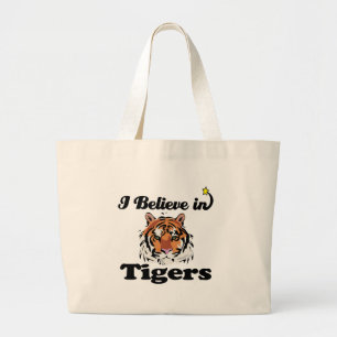 Bolsa Tote Grande acredito em tigres
