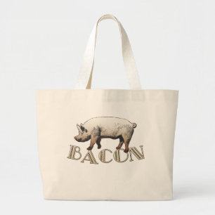 Bolsa Tote Grande Acrobat BACON Pig