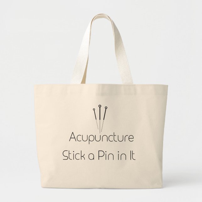 Bolsa Tote Grande Acupunctura (Frente)