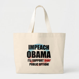 Bolsa Tote Grande Acuse Obama