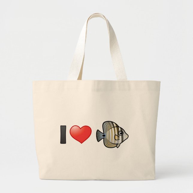 Bolsa Tote Grande Adoro Red Sea Sailfin Tang (Frente)
