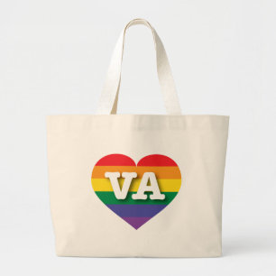 Bolsa Tote Grande Adoro Virginia Rainbow Heart
