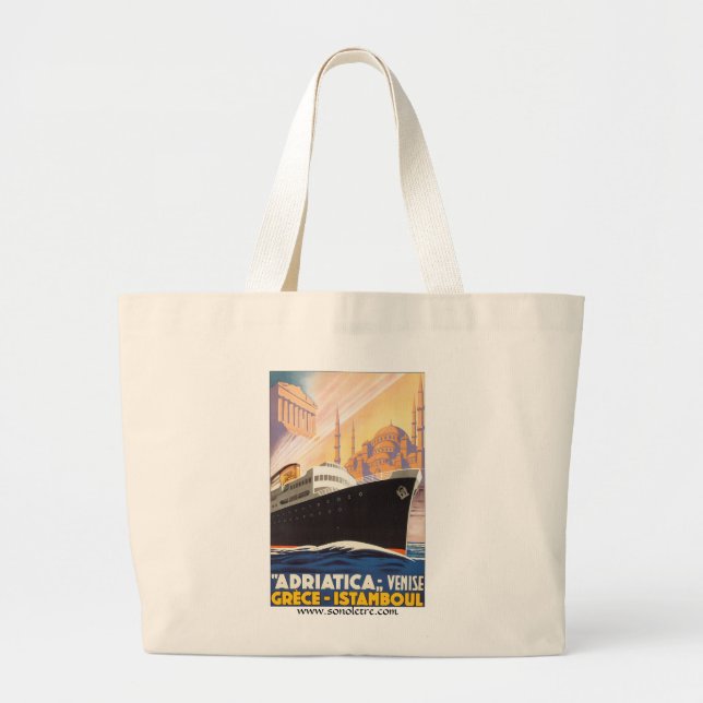 Bolsa Tote Grande Adriatica Line (Frente)