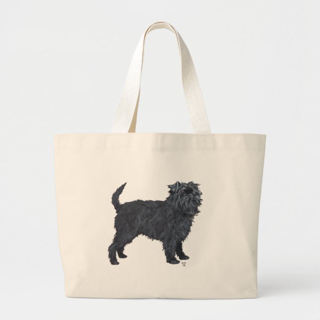 Bolsa Tote Grande Affenpinscher (Frente)