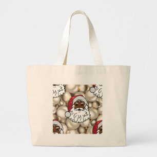 Bolsa Tote Grande africano Papai Noel
