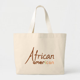 Bolsa Tote Grande Afro-americano