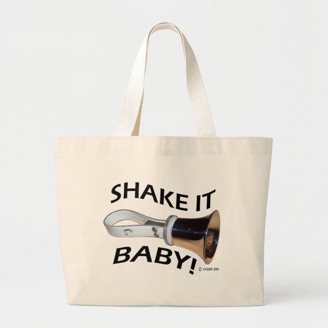 Bolsa Tote Grande Agite, Querida! (Frente)