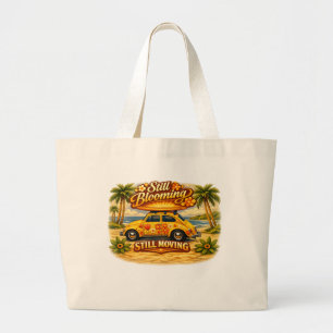 Bolsa Tote Grande Ainda Florescendo, Ainda em Movimento.
