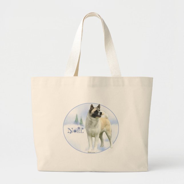 Bolsa Tote Grande Akita Noel (Frente)