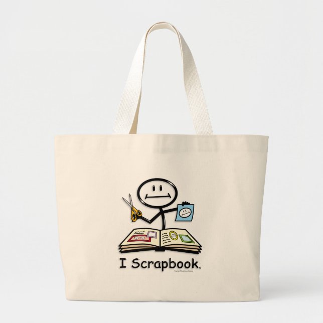 Bolsa Tote Grande Álbum de recortes (Frente)