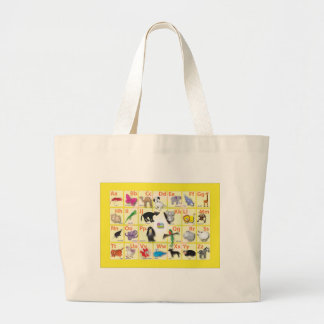 Bolsa Tote Grande Alfabeto inglês