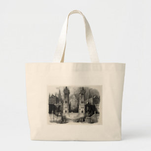 Bolsa Tote Grande Alfabeto Pittorico de Antonio Basoli: Letra U