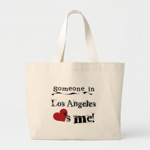 Bolsa Tote Grande Alguém em Los Angeles