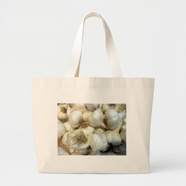 Bolsa Tote Grande Alho saudável (Frente)