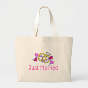 Bolsa Tote Grande Alianças de casamento do recem casados