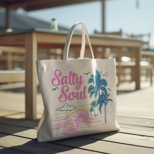 Bolsa Tote Grande Alma Salgada  (Criador carregado)