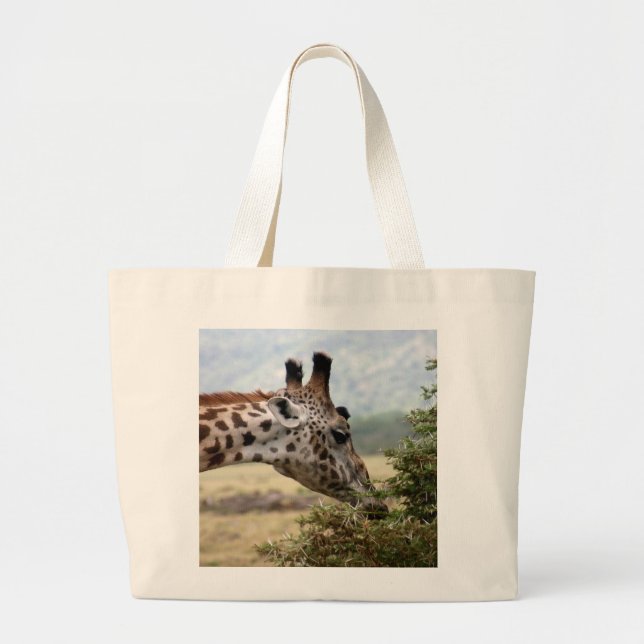 Bolsa Tote Grande Almoço na Árvore Acacia - Saco (Frente)